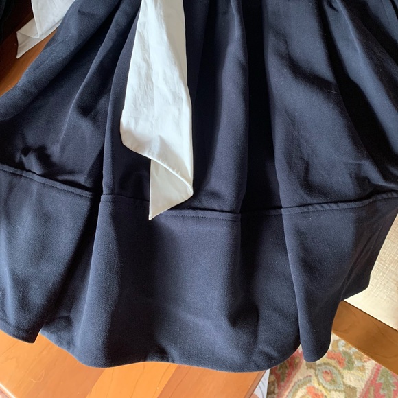 Leifnotes Navy & white wrap dress - size 10 - Picture 12 of 13